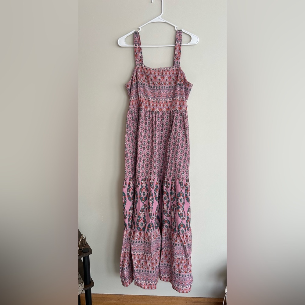 Knox Rose Pink and Green Maxi